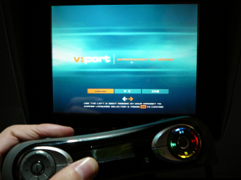 Virgin Atlantic’s V:Port remote and interface Virgin Atlantic’s V:Port remote and interface