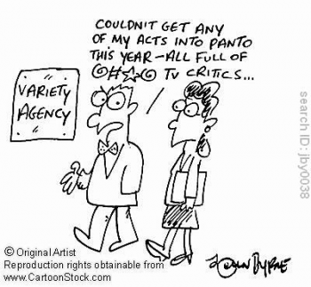 TV Criticism Cartoon