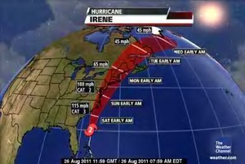 TWC2- Irene <strong>TWC Coverage of Hurricane Irene </strong>